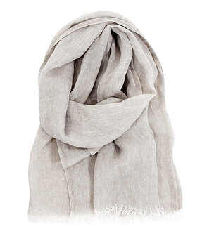 Halaus linen, slim linen scarf