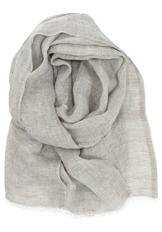 Lempi melange linen, wide linen scarf