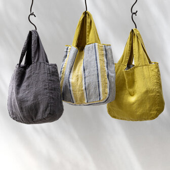 Pontoise yellow, linen bag