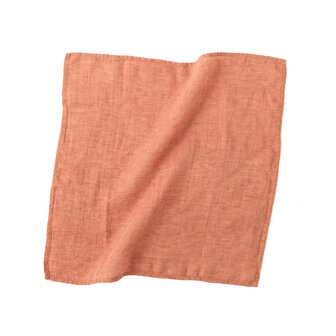 Orange, linnen zakdoek