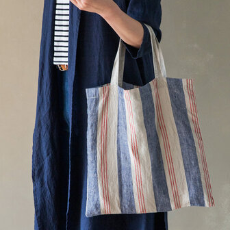 Lignes trois, linen bag