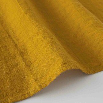 Manon Saffron yellow, linnen schort