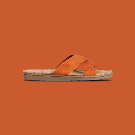 Shangies slippers unisex pompoen oranje