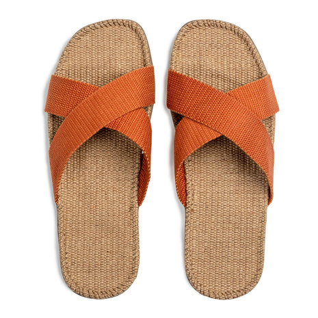 Shangies slippers unisex pompoen oranje