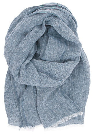 Halaus blueberry, slim linen scarf