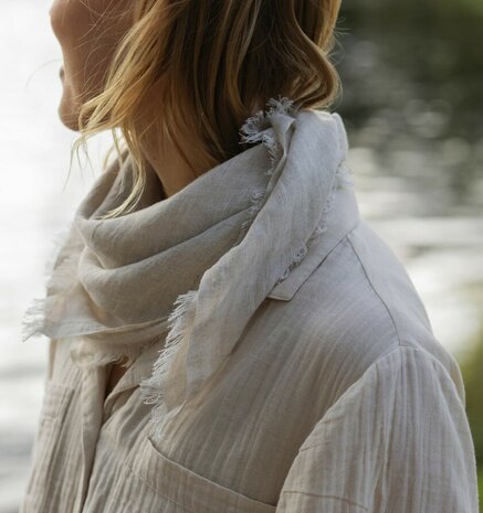 Hali linen, small linen scarf