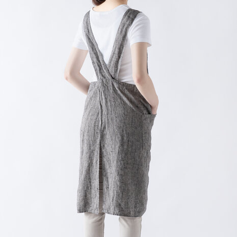 Anita Moon Gray, linen apron